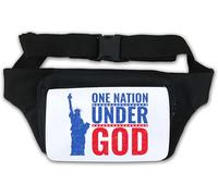Sac banane One Nation Under God Statue de la Liberté USA Blanc