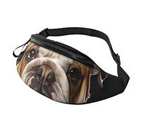 Sac banane Pad Teckel pour homme et femme, sac banane tendance, sac banane pour voyage, sport, marche, Bulldog anglais, Taille unique