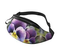 Sac banane Pansy Perfection pour homme et femme, léger et réglable, sac banane tendance pour voyage, randonnée, course à pied