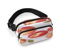 Sac banane Peach pour femme - Étanche et réglable - Sac banane tendance et décontracté - Pour la course à pied, l'entraînement, la randonnée, les voyages