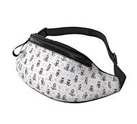 Sac banane Penguins pour homme et femme, sac de poitrine réglable tendance, sac banane de voyage, sport, marche, Branches de hibou, Taille unique