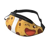 Sac banane Penguins pour homme et femme, sac de poitrine réglable tendance, sac banane de voyage, sport, marche, Cookies à puce, Taille unique