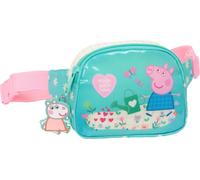 Sac banane Peppa Pig Pretty flowers Jaune menthe 14 x 11 x 4 cm
