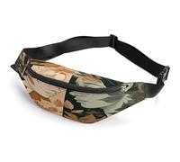 Sac banane personnalisé avec sangle réglable, sac banane décontracté pour voyage, sport, course à pied, randonnée, Face à face, 36*15cm, Sac à dos décontracté