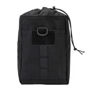 Sac banane portable avec plusieurs compartiments pour la randonnée, le camping, Noir