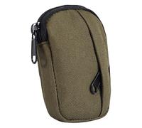 Sac banane portable pour l'extérieur, petite pochette à fermeture éclair, 9,94 x 6,56 x 0,9 cm, étui de taille en nylon, porte-cartes, pour camping, chasse, porte-monnaie