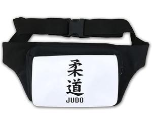 Sac banane pour arts martiaux judo avec symboles Kanji Blanc
