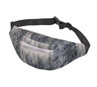 Sac banane pour chien et coucher de soleil pour homme et femme, sac banane imperméable avec ceinture réglable, sac à bandoulière décontracté, sac banane de voyage pour le sport, la course à pied, le