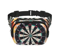 Sac banane pour cible de fléchettes - Petit sac banane tendance - Sac banane léger pour femme et homme - Pour la course à pied, l'entraînement, la randonnée, les voyages