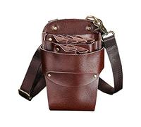 Sac Banane pour coiffeurs, Kit d'outils de Coiffure, Ciseaux, Pochette(Coffee)