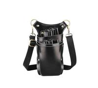 Sac Banane pour coiffeurs, Sac à Outils de Coiffure for Ciseaux, Fournitures barbier(Black)