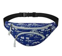 Sac banane pour enfant garçon et fille avec ceinture réglable pour enfants, tout-petits, voyages, extérieur, course, sport, âge 2-4, 3-5, 4-6, 6-8, 6-9, dinosaure bleu fossile, Fossil dinosaure bleu