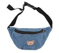 Sac Banane pour Enfants, Sac Banane pour Enfants avec Ceinture Réglable pour Enfants, Course à Pied, Camping, Voyage (Bleu Clair)