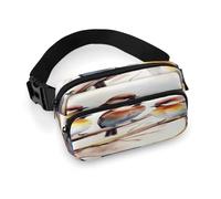 Sac banane pour femme avec oiseaux reposant sur une branche d'arbre - Imperméable et réglable - Sac banane tendance et décontracté pour la course à pied, l'entraînement, la randonnée, les voyages