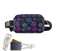 Sac banane pour femme | Ceinture de sport avec poche pour téléphone, sac banane imperméable réglable pour shopping, randonnée, natation, voyage, cyclisme, plage, festival, gym, A, Consulte la