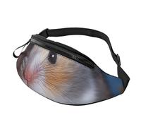 Sac banane pour femme - Grand sac à bandoulière tendance - Sac banane pour chien - Pour voyage, Hamster., Taille unique
