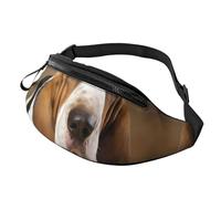 Sac banane pour femme - Grand sac à bandoulière tendance - Sac banane pour voyage, Basset Hound, Taille unique
