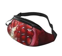 Sac banane pour femme - Grand sac à bandoulière tendance - Sac banane pour voyage - Grenade, Fruits de grenade, Taille unique