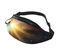 Sac banane pour femme Mem Fashion Sac banane à bandoulière avec étoile brillante avec sangle réglable