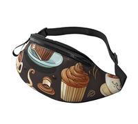 Sac banane pour femme Mem Fashion Sac banane à bandoulière pour café et bonbons au chocolat avec sangle réglable