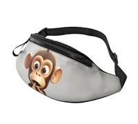Sac Banane pour Femme Mem Fashion Waist Packs Crossbody The Silent Monkey Sac Ceinture avec Sangle réglable
