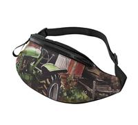 Sac Banane pour Femme Mem Fashion Waist Packs Crossbody Tractor on The Farm Belt Bag avec Sangle réglable
