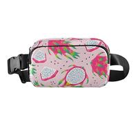 Sac banane pour femme Motif fruit du dragon rose mignon Sac banane Sac banane imperméable Motif fruit du dragon rose 20,3 x 13,5 x 5,8 cm, drôle mignon, rose dragon, 20,3 x 13,5 x 5,8 cm, Joli fruit