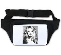 Sac banane pour fille blonde, chanteuse, artiste pop star, culture, musique, chanson, art flou, blanc