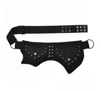 Sac Banane pour Homme et Femme 38, 1 x 19, 1 x 3, cm, Sac Banane Vintage avec Rivets, à bandoulière Multifonctionnel à Fermeture éclair avec Poche antivol pour Voyage, randonnée et Cyclisme