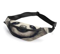 Sac banane pour homme et femme avec imprimé animal Sloth My Spirit - Sac banane de sport pour voyage, course à pied, randonnée, marche, entraînement, paresseux mon esprit animal, 36 x 15 cm, Paresseux