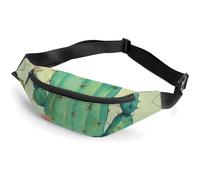 Sac banane pour homme et femme avec imprimé cactus amusant - Sac banane de sport pour voyage, course à pied, randonnée, marche, entraînement, cactus amusant, 36 x 15 cm, Cactus drôle, 36*15cm