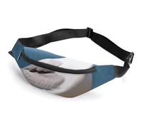 Sac banane pour homme et femme avec sangle réglable, joli sac à bandoulière mouette, petit sac à bandoulière, Mouette mignonne, 36*15cm