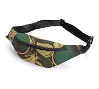 Sac banane pour homme et femme avec sangle réglable Motif lapins amusants, Motif poire, 36*15cm, Art Déco