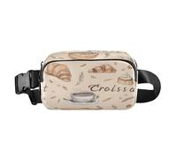Sac banane pour homme et femme avec sangle réglable pour tasses à café et pain - Pour promener votre chien, course à pied, cyclisme, randonnée, voyage, entraînement, C759, Poche de rangement