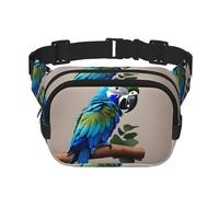 Sac banane pour homme et femme avec sangle réglable pour voyage, randonnée, cyclisme Bleu