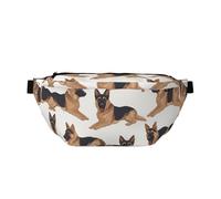 Sac banane pour homme et femme avec sangle réglable - Sac banane tendance pour les voyages, Berger allemand, Taille unique