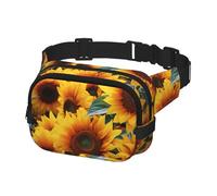 Sac banane pour homme et femme - Beaucoup de beaux tournesols - Avec sangles réglables - Sac de poitrine de voyage