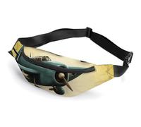 Sac banane pour homme et femme - Différents plans - Sac banane réglable pour l'entraînement, la course à pied, les voyages - Sac banane décontracté, Style 2-1, 36*15cm