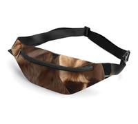 Sac banane pour homme et femme Golden Retrievers - Sac banane de sport avec sangle réglable - Tendance - Pour voyage, course à pied, entraînement, blanc, 36 x 15 cm, blanc, 14.2x5.9 Inches