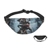 Sac banane pour homme et femme - Imperméable - Imprimé lèvres - Avec sangle réglable, VTT., Taille unique
