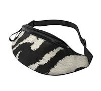 Sac banane pour homme et femme - Imprimé zèbre - Pour promener le chien - Pour voyage, sport, course à pied, randonnée, jogging, gym, entraînement, Animal zèbre., Taille unique, Sac à dos randonnée