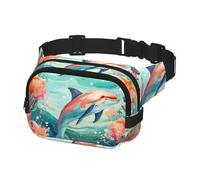 Sac banane pour homme et femme - Joli sac banane avec sangles réglables - Sac de poitrine de voyage à bandoulière