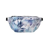 Sac banane pour homme et femme Le lion a une ceinture à cheveux longs avec sangle réglable tendance pour les voyages, Fleurs colorées douces, Taille unique