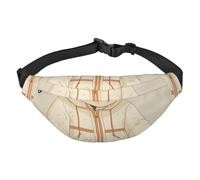 Sac banane pour homme et femme, motif feuilles, sac banane avec sangle réglable, sac banane tendance pour voyage, Image d'un ours, Taille unique