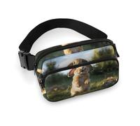 Sac banane pour homme et femme - Motif lapin mignon et amusant - Sac banane léger avec sangle réglable - Pour la course à pied, la randonnée, les voyages - Style : 20 x 13 cm, Style :, 20x13cm