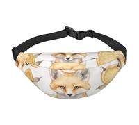 Sac banane pour homme et femme, motif tournesols et bananes avec sangle réglable, sac banane tendance pour voyage, Petits animaux et citrons, Taille unique