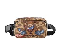 Sac banane pour homme et femme - Motif vache des Highlands - Pour promener votre chien, course à pied, cyclisme, randonnée, voyage, entraînement avec sangle réglable, C751, Poche de rangement