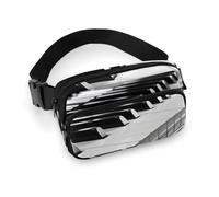 Sac banane pour homme et femme - Petit sac à dos à bandoulière - Noir et blanc - Pour clavier de piano, Clavier piano noir et blanc, 20x13cm