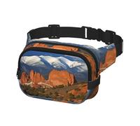 Sac banane pour homme et femme Pikes Peak Colorado - Sac banane de voyage - Noir - Taille unique, Noir , Taille unique