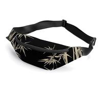 Sac banane pour homme et femme, sac banane asiatique en bambou pour voyage, marche, course à pied, couleur 7, 36 x 15 cm, Couleur-7, 36*15cm